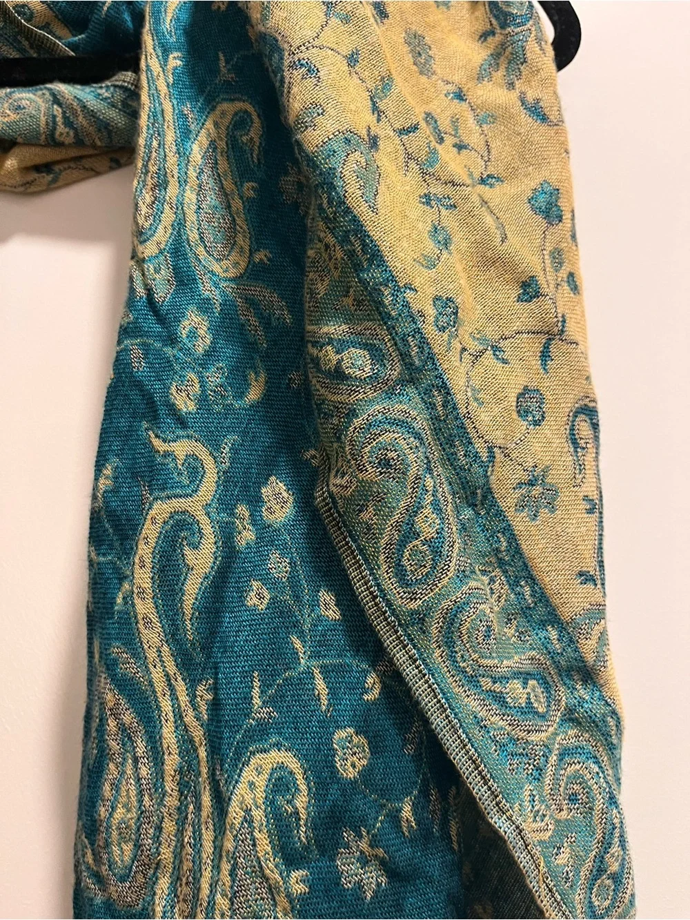 Teal Blue Pashmina